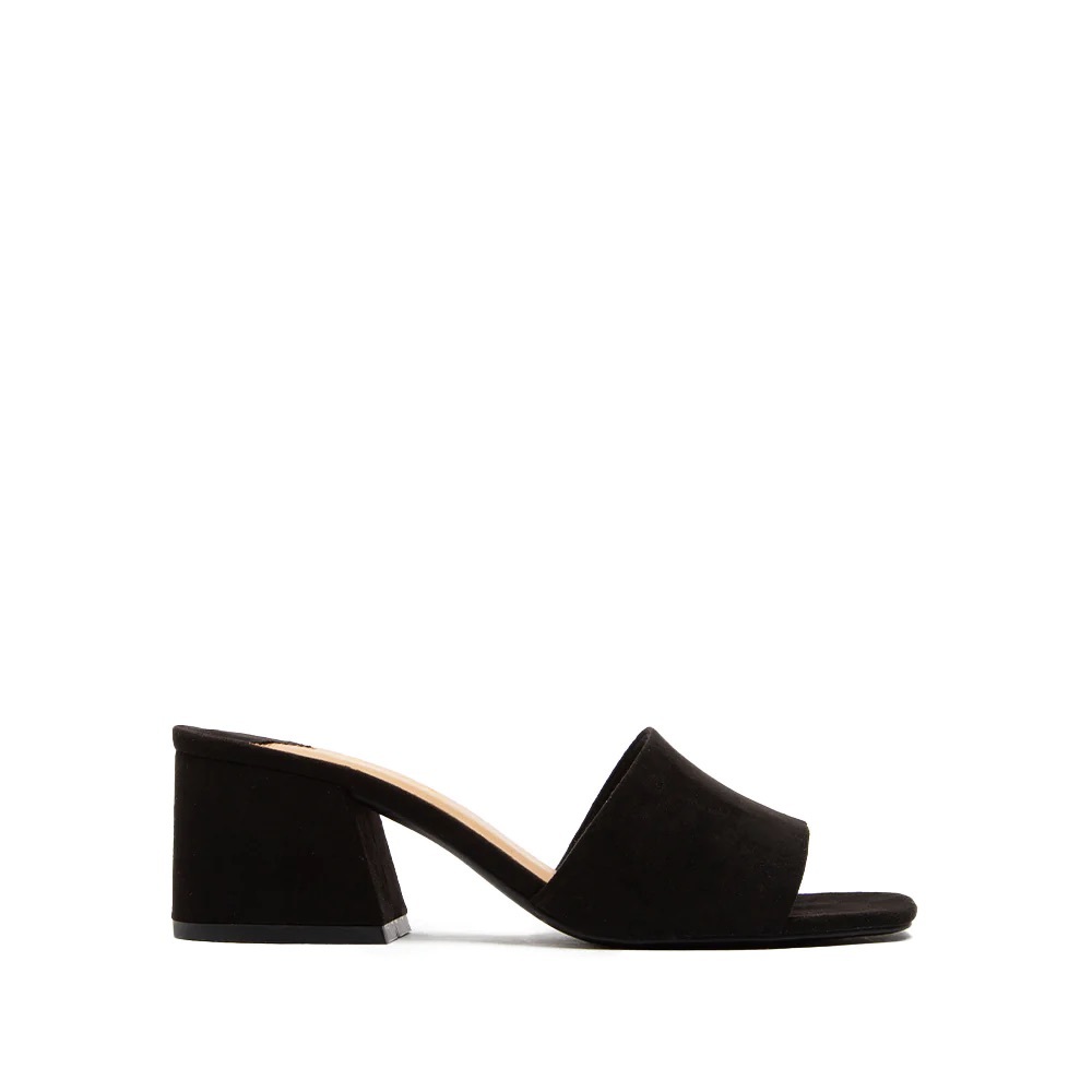 Suede Slide Mules